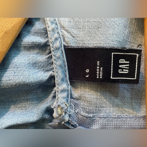 Gap denim romper with pockets size L - Picture 3 of 5